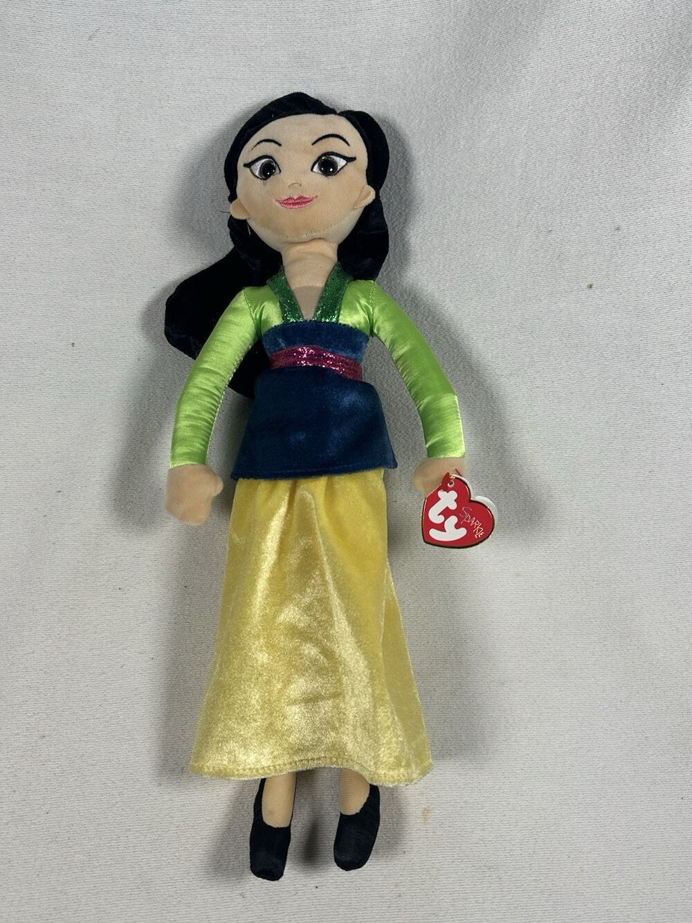 Disney [Mulan] - Fa Mulan Plush Doll (15in)- Ty - Sparkle Beanie Buddie
